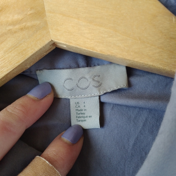 COS Smoky Violet Shirtdress - Picture 7 of 10